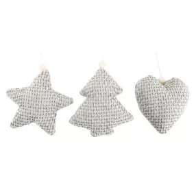 TEXTIL AKASZTÓS SZÍV/CSILLAG/FENYŐFA, TÜRKIZ