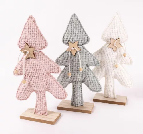 TEXTIL FENYŐFA FA TALPON, FA CSILLAGGAL, 3 SZÍN