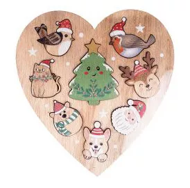 FA SZÍVBEN/FENYŐFÁBAN/HARANGBAN KARÁCSONYI FIGURÁK, KIVEHETŐ,