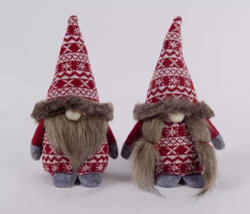 TEXTIL ORRSZAKÁLL, PIROS ÉS FEHÉR MINTÁS