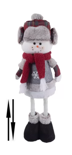 TEXTIL HÓEMBER, TELESZKÓPOS LÁBÚ, BORDÓ ÉS SZÜRKE