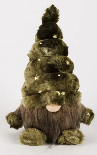 TEXTIL ORRSZAKÁLL, SÖTÉTZÖLD, ARANY CSILLAGOKKAL