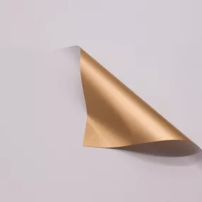   MŰANYAG CSOMAGOLÓ, SZETTBEN, 20 DARABOS, ÍVES, KÉT OLDALAS, ARANY ÉS FEHÉR