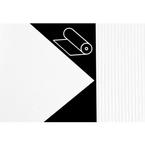 MŰANYAG CSOMAGOLÓ, TEKERCSES, CSÍKOS, FEHÉR