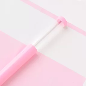   MŰANYAG CSOMAGOLÓ, CELOFÁN, TEKERCSES, ABLAKOS, VILÁGOS RÓZSASZÍN