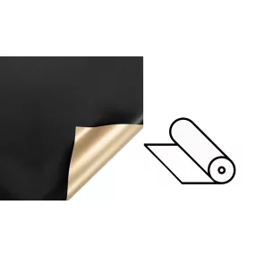   MŰANYAG CSOMAGOLÓ, TEKERCSES, KÉT OLDALAS, ARANY ÉS FEKETE