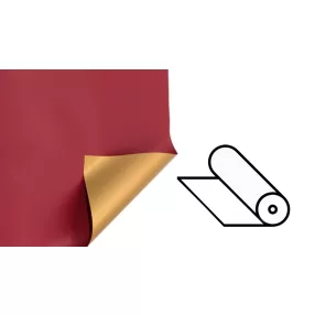   MŰANYAG CSOMAGOLÓ, TEKERCSES, KÉT OLDALAS, ARANY ÉS VÖRÖS