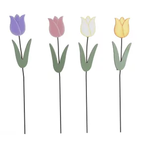 FA TULIPÁN, FÉM BESZÚRÓVAL