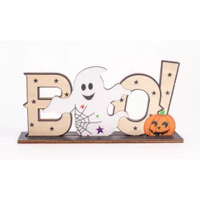 FA SZELLEM, TÖKKEL, BOO FELIRAT