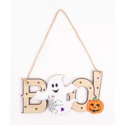 FA KOPOGTATÓ SZELLEM, BOO FELIRAT