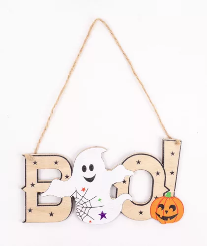 FA KOPOGTATÓ SZELLEM, BOO FELIRAT