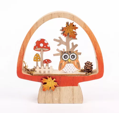 FA GOMBÁBAN BAGOLY, GOMBÁKKAL