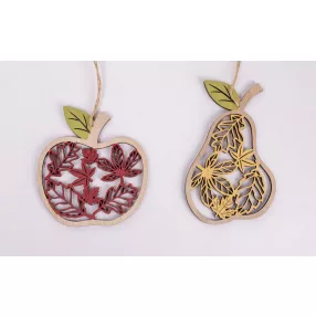 FA AKASZTÓS ALMA VAGY KÖRTE, LEVÉLMINTÁS