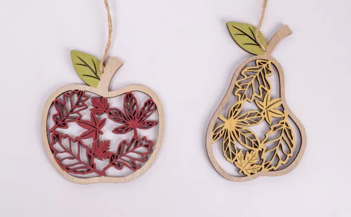 FA AKASZTÓS ALMA VAGY KÖRTE, LEVÉLMINTÁS