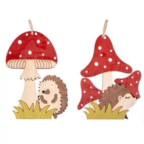 FA AKASZTÓS GOMBA, SÜNDISZNÓVAL, NATÚR ÉS PIROS