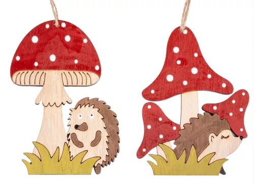 FA AKASZTÓS GOMBA, SÜNDISZNÓVAL, NATÚR ÉS PIROS