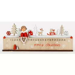FA ADVENTI NAPTÁR, ANGYAL, FENYŐK, NATÚR ÉS PIROS