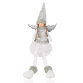 DEKOR TEXTIL LÁNY, ÜLŐ, LÓGÓLÁBÚ, ZÖL ÉS FE12*53