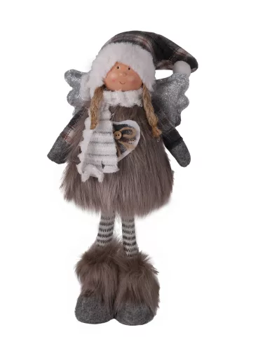 DEKOR TEXTIL LÁNY, ÁLL SZÜRKE.SZŐR17*48