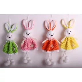 TEXTÍL DEKORÁCIÓ BUNDÁS BIRKA VIRÁGGAL, ÜLŐ