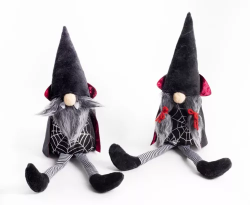 TEXTIL ORRMANÓ LÓGÓ LÁBBAL, FEKETE, PÓKHÁLÓS RUHÁBAN