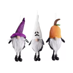   TEXTIL AKASZTÓS ORRSZAKÁLL, HALLOWEEN SAPKÁBAN FEKETE/FEHÉR