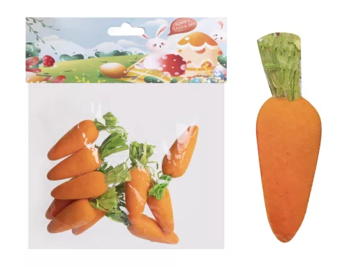 MŰANYAG SÁRGARÉPA SZETTBEN, 10 DARABOS