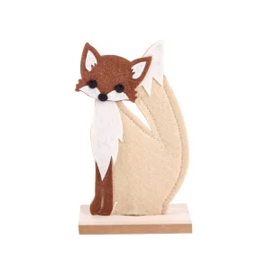 FILC RÓKA FA TALPON, SÖTÉT BARNA ÉS DRAPP