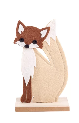 FILC RÓKA FA TALPON, SÖTÉT BARNA ÉS DRAPP