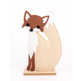 FILC RÓKA FA TALPON, SÖTÉT BARNA ÉS DRAPP