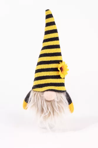 TEXTIL ORRSZAKÁLL, FEKETE/SÁRGA CSÍKOS, MŰANYAG TÁROLÓVAL