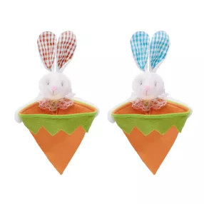 TEXTIL ZSÁK, SÁRGARÉPA, NYÚL FEJJEL