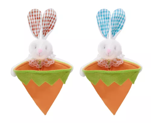 TEXTIL ZSÁK, SÁRGARÉPA, NYÚL FEJJEL