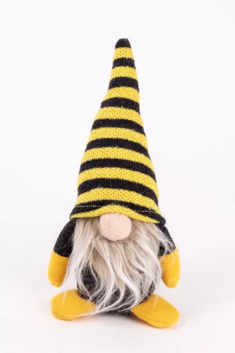 TEXTIL ORRSZAKÁLL, FEKETE/SÁRGA CSÍKOS