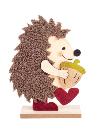 FILC SÜNDISZNÓ FA TALPON, MAKKAL, BARNA