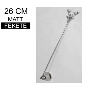 FÉM GYERTYA KOPOGTATÓ, MATT FEKETE