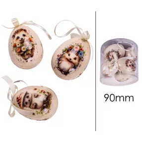   MŰANYAG TOJÁS SZETTBEN, 6 DARABOS, PLEXI DOBOZBAN, SÜNDISZNÓ, VIRÁGOS