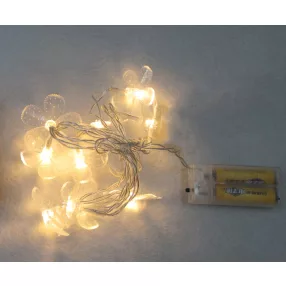 LED, 10 DARABOS VIRÁGFEJ GIRLAND