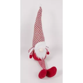 TEXTIL ORRSZAKÁLL, LÓGÓ LÁBBAL, PIROS ÉS FEHÉR