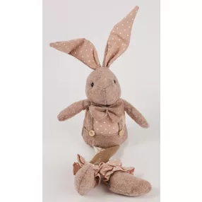 FILC NYÚL LÓGÓ LÁBÚ, BARNA, PÖTTYÖS