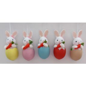 TEXTIL AKASZTÓS NYÚL TOJÁSBAN, RÉPÁVAL