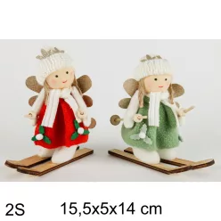 TEXTIL ANGYAL SIEL, ZÖLD VAGY PIROS RUHÁBAN