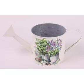 BÁDOG ÖNTÖZŐ KANNA, GYÓGYNÖVÉNYES