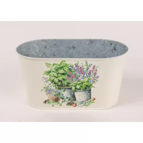 BÁDOG KASPÓ, OVÁLIS, GYÓGYNÖVÉNYES