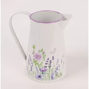 BÁDOG KIÖNTŐ, LILA VIRÁGOS