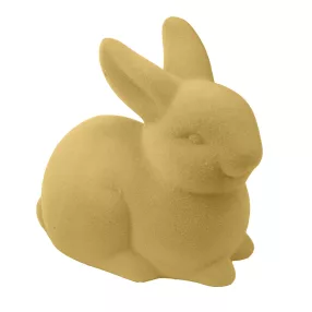 KERÁMIA NYÚL, FLOKKOLT, SÁRGA