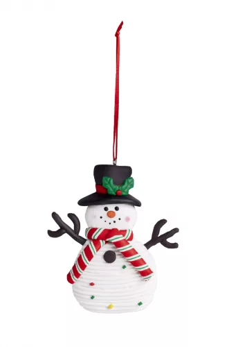 DEKOR AKASZTÓS AGYAG HÓEMBER KALAPPAL