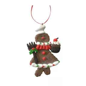 DEKOR AKASZTÓS AGYAG MÉZESKALÁCS LÁNY, SZAKÁCS