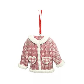 DEKOR AKASZTÓS AGYAG KARDIGÁN, RÓZSASZÍN