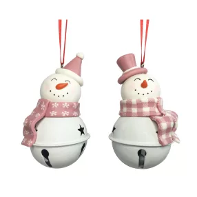 DEKOR AKASZTÓS AGYAG HÓEMBER CSENGŐPOCAKKALKAL